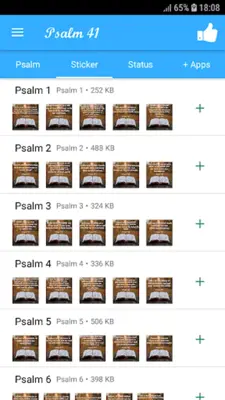 Psalm 41 android App screenshot 1