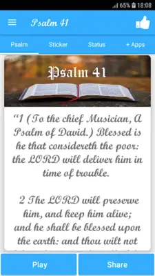 Psalm 41 android App screenshot 2